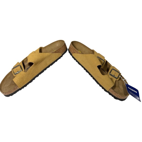 NWT Birkenstock Arizona Suede Embossed Sandals Size 46 M 13 - Picture 4 of 8